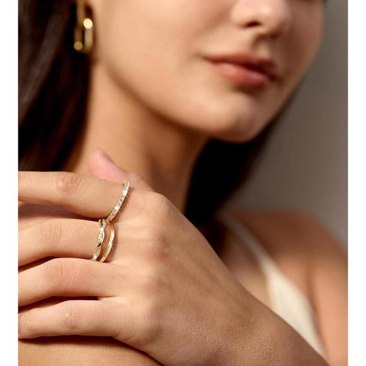 Tewiky Stackable Rings for Women Non Tarnish Dainty Real Rings Set Thumb Fashion Thin Ring Pack Simple Unique Statement Rings Jewlery Women 5/6/7/8/9/10 Fashion for Mother'S Day Gift Jewelry